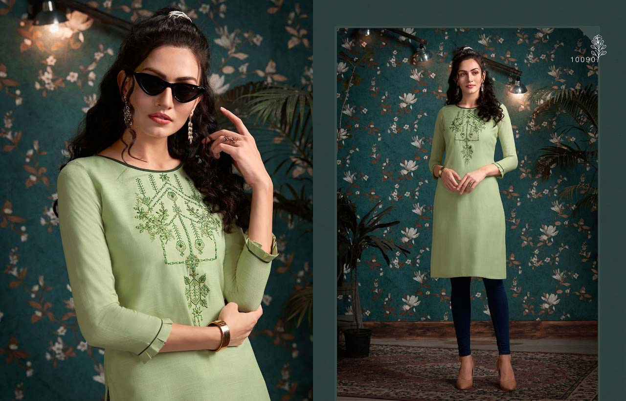 Lily Vol-16 Kajree Rayon Embroidery Wholesale Kurti Lily Vol-16 Kajree Rayon Embroidery Wholesale Kurti